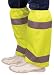 Leg Gaiters Hi Visibility Shin Covers - Hi Vis Lime Green - Elastic