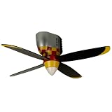 Craftmade WB448GG 48-Inch Glamorous Glen Warplane Ceiling Fan with Blades by Craftmade