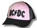 AC/DC - Logo - Black/Pink Mesh Truckers Cap / Hat - OSFA