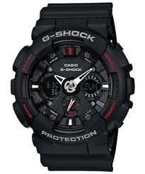 Mens Black G-Shock Analog Digital Anti-Magnetic