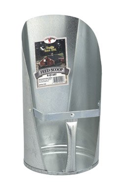 Childrens Toyshop  Tools & Hardware : Galvanized Feed Scoop, 6 Qt