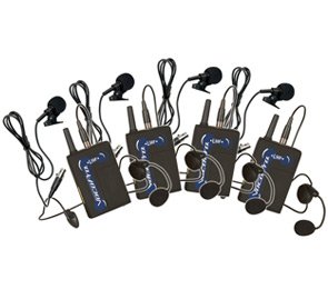 VOCOPRO UBP-3 (4) BODYPACK MIC SET 4 UHF-5800 UHF-5805