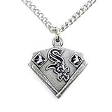 Chicago White Sox Chain Necklace & Enameled Pewter Pendant - MLB Baseball Fan Shop Sports Team Merchandise