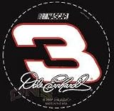 Dale Earnhardt 3 x 3 inch Round Vinyl Decal