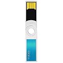 NetDisk FM54WBL 4GB USB Flash Drive (White,Blue)
