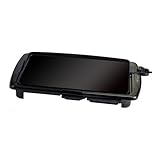 Maxi-Matic EGR-2010 Elite Gourmet 20-by-10 inch Non-Stick Electric Griddle with Grease Tray, Black