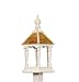 Le Petit Chalet LPC-31762WN 24" Enchantment Fly Thru Bird Feeder - White and Natural