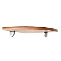 Corner Shelf Kit - Beech/ Silvertone (12")