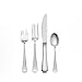 Gorham Fairfax 4-Piece Sterling Silver Flatware Place Set, Service for 1