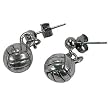 GemGear® Pewter Volleyball Earrings