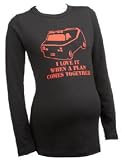 A-team Retro Maternity T-shirt - 'I love it when a plan comes together'