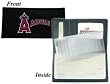 Los Angeles Angels of Anaheim Embroidered Leather Checkbook Cover - Baseball Sports Merchandise