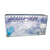 SAS Safety 66523 Derma Med Nitrile Powder Free 4 Mil Gloves, Medium, Medical Grade, 100/box SAS Safety 66523 Derma Med Nitrile Powder Free 4 Mil Gloves, Medium, Medical Grade, 100/box