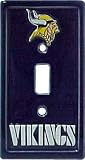 NFL Vikings Light Switch Cover