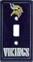 NFL Vikings Light Switch Cover