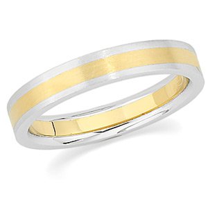 Platinum & 18K Yellow Gold Design Band