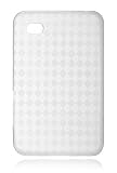 Clear Plaid Design TPU Crystal Skin Case Cover for Samsung Galaxy Tab P1000 T...
