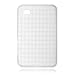 Clear Plaid Design TPU Crystal Skin Case Cover for Samsung Galaxy Tab P1000 T...