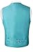 Men's Paisley Design Dress Vest & NeckTie TURQUOISE AQUA BLUE Color Neck Tie Set
