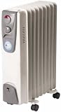 2Kw Portable Oil Filled Radiator With Timer