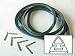 UNIVERSAL COOKER OVEN Rubber Door Seal 4 Sided + Clips
