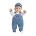 My Twinn Baby David in Denim Overall Outfit