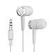 Volleyball Novelty In-Ear Earbud Headphones - White