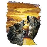 Howling Wolves Womens T-Shirt Dress