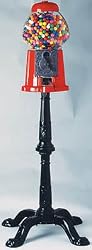 Gumball Machine with Stand - (Red) - With Stand