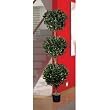 6 ft Sweet Triple Bay Ball Silk Topiary Tree
