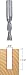 Freud 76-106 3/8-Inch Diameter 2-Flute Down Spiral Router Bit with 1/2-Inch Shank