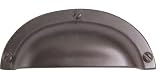 Atlas Homewares A818-O 3-3/4-Inch Euro-Tech Collection Bin Cup Pull, Oil Rubbed Bronze