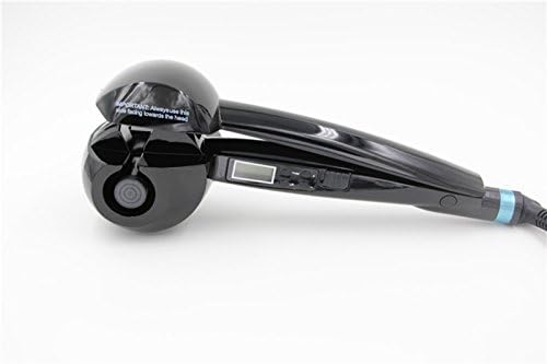 Hair Curler LCD Pro Salon Automatic Hair Curling Curler Iron Ceramic Roller Wave Machine Styler for Women (Black)