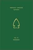 Schoolcraft s Vocabulary of Onondaga