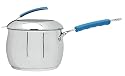 Ethos Aldo Zilli Mondo Professional Non Stick Saucepan with Lid, Stainless Steel, 18 cm