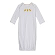 Newborn Just One Year Sleeping Gown - White