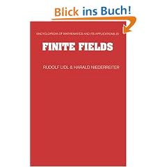 Finite Fields. (Encyclopedia of mathematics and its applications, vol.20)