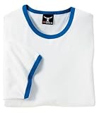 Hanes Beefy - Ringer T-Shirt White/Royal-M