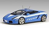 Diecast Model Lamborghini Gallardo Police Car in Blue