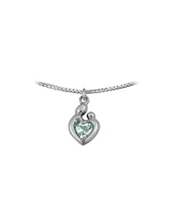 0.50 (1/2) cttw Small Sterling Silver Mother and Child® March Charm by Janel Russell