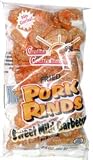 Fried Pork Rinds Sweet & Mild BBQ 12-2 oz pkgs.