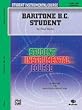 Student Instrumental Course: Baritone (B.C.) Student - Level I - Elementary