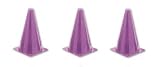 Champion Sports 9 Inch Colored Cones All Purple - Set of 3