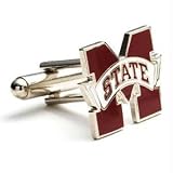 Cufflinks Mississippi State Bulldogs NCAA Logo'd Executive Cufflinks w/ Jewelry Box