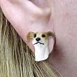 Greyhound (Tan) - Dog Figurine Jewelry - Earrings