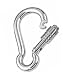 Sports : Karabinerhaken mit Springverschluss, 5mm, 50x26mm (10 Stk.)