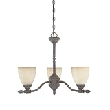 Designers Fountain 94083-AO Ancient Oak Apollo Tuscan Three Light Up Lighting Mini Chandelier from t