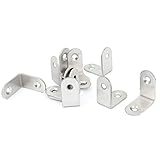 uxcell アングルブラケット　コーナーブレースジョイント　棚受け　コーナー　30x30x15mm　10個セット