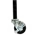 3 Black Rubber Caster with Brake - Set of 4 by InterMetro