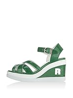 RUCO LINE Sandalias de cuña 2028 Blake S (Verde)